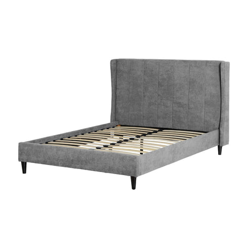 Amelia 4FT6 Bed - Dark Grey Fabric